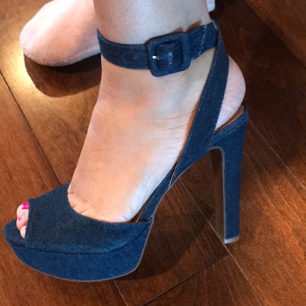Jean heels